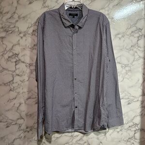 Ted Baker London Long Sleeve Circle Geo Print Shirt Size Mens S